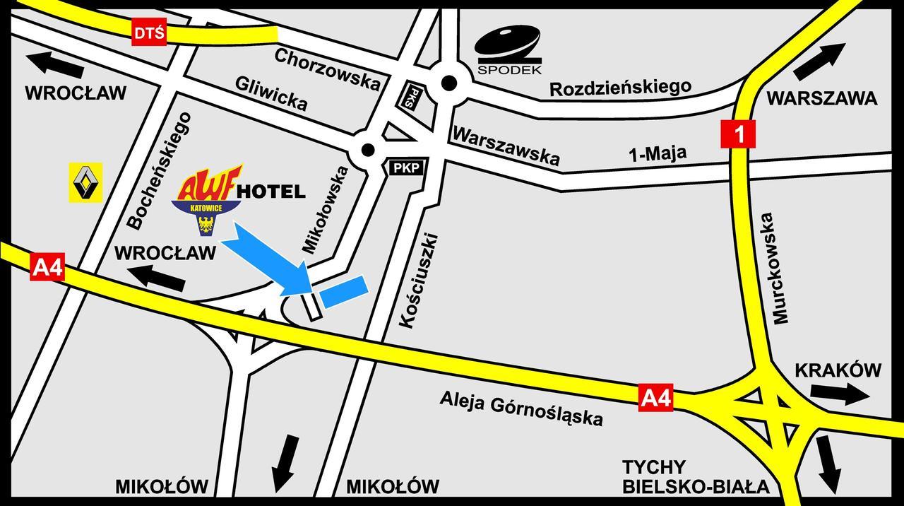 Apartamenty Sportowe Awf Катовіце Екстер'єр фото